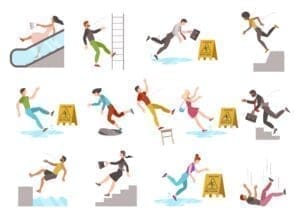 נפילה מסולם